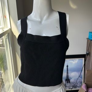 HOUSE OF HARLOW 1960 RIBBED KNIT TOP SHIRT SIZE XL NWT